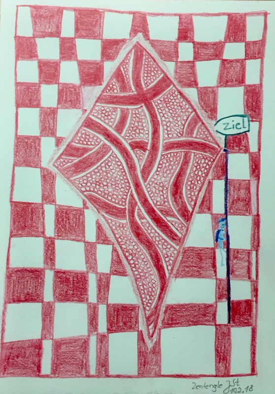 10.02.2018 - Zentangle Drachen
