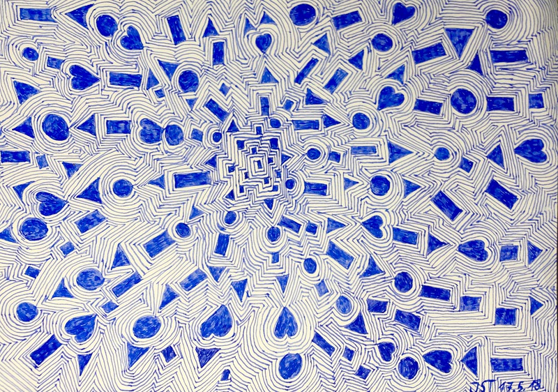 17.05.2018 - Zentangle Linien