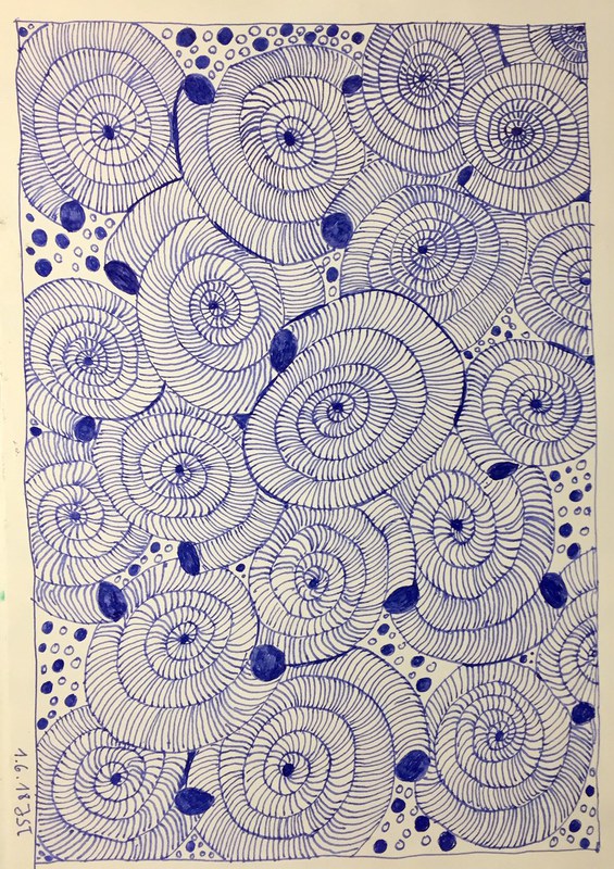 01.06.2018 - Zentangle Linien
