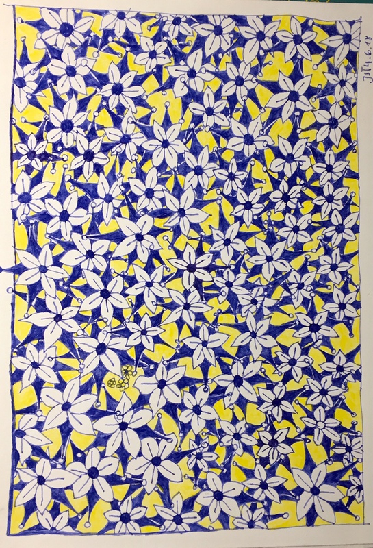 04.06.2018 - Zentangle Linien