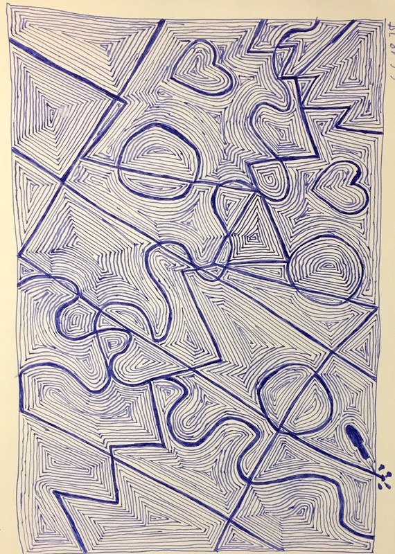 06.06.2018 - Zentangle Linien