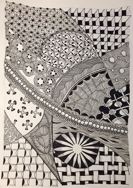 14.02.2019 - Zentangle Muster