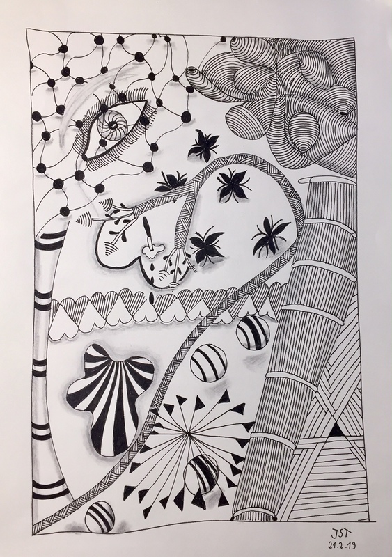 21.02.2019 - Zentangle Muster