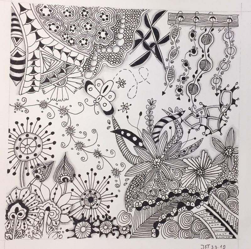 03.03.2019 - Zentangle Muster