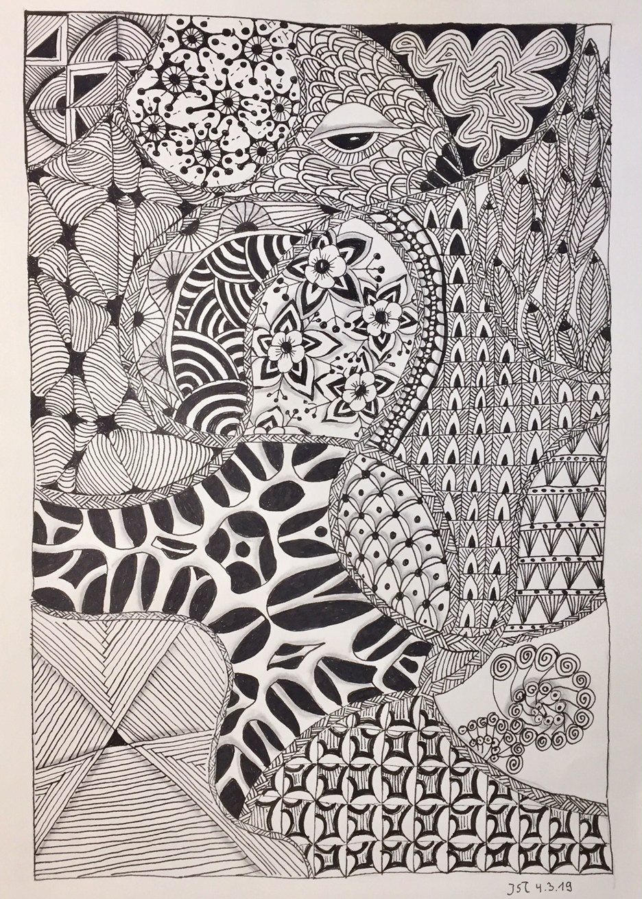 04.03.2019 Zentangle Muster