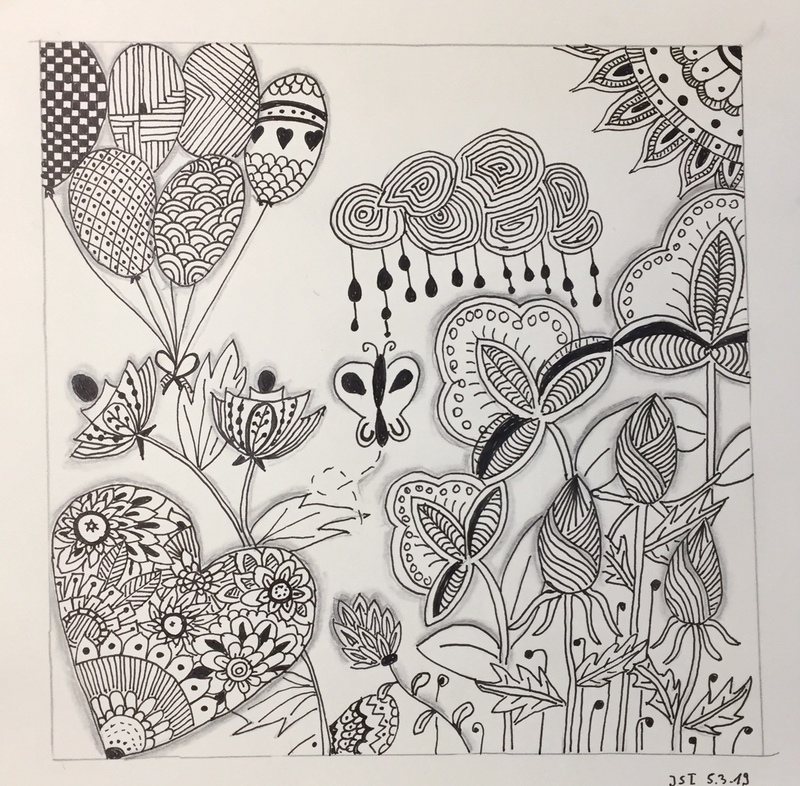 05.03.2019 - Zentangle Muster
