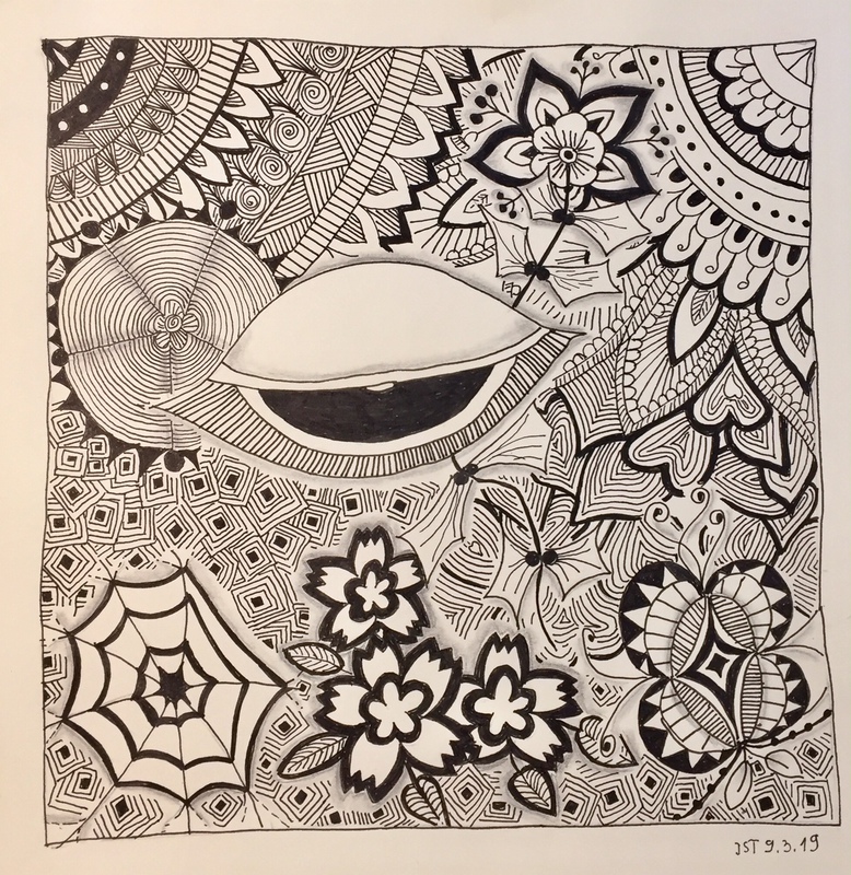 09.03.2019 Zentangle Auge
