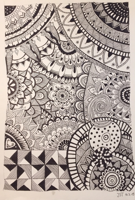 10.03.2019 Zentangle Muster