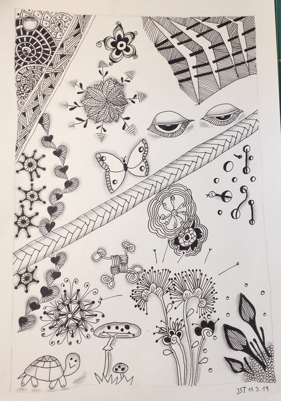11.03.2019 Zentangle Muster
