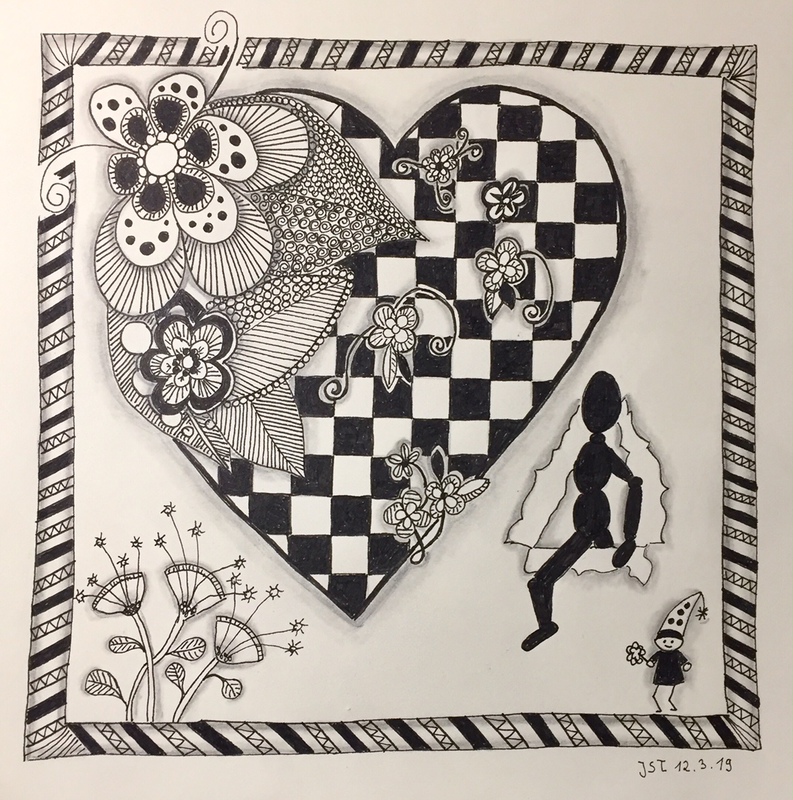 15.03.2019 - Zentangle Menschen
