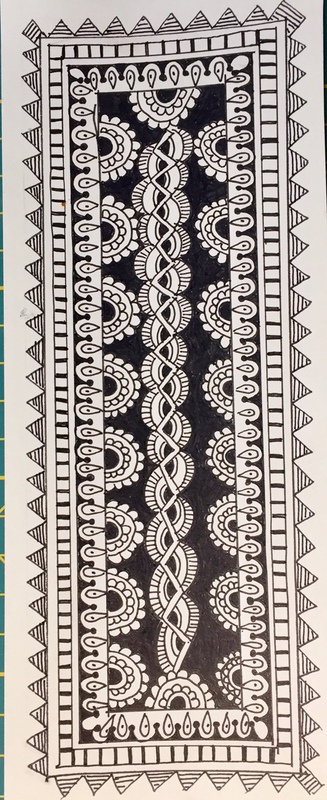 13.03.2019 - Zentangle Gewaltdarstellung