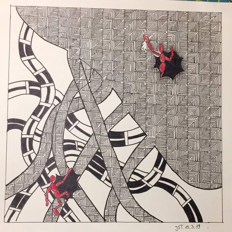 15.03.2019 - Zentangle Menschen
