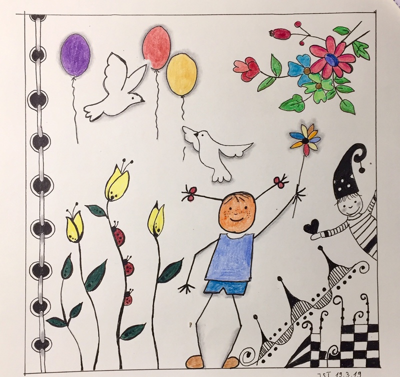 19.03.2019 - Zentangle Kinder