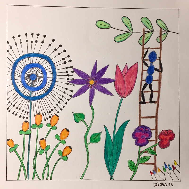 26.03.2019 - Zentangle Mensch