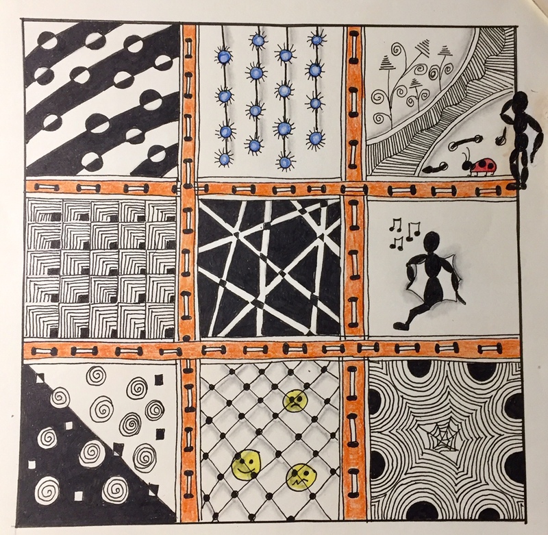 26.03.2019 - Zentangle Muster