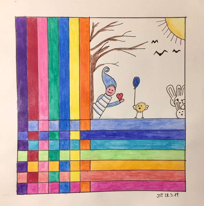 28.03.2019 Zentangle Bunt