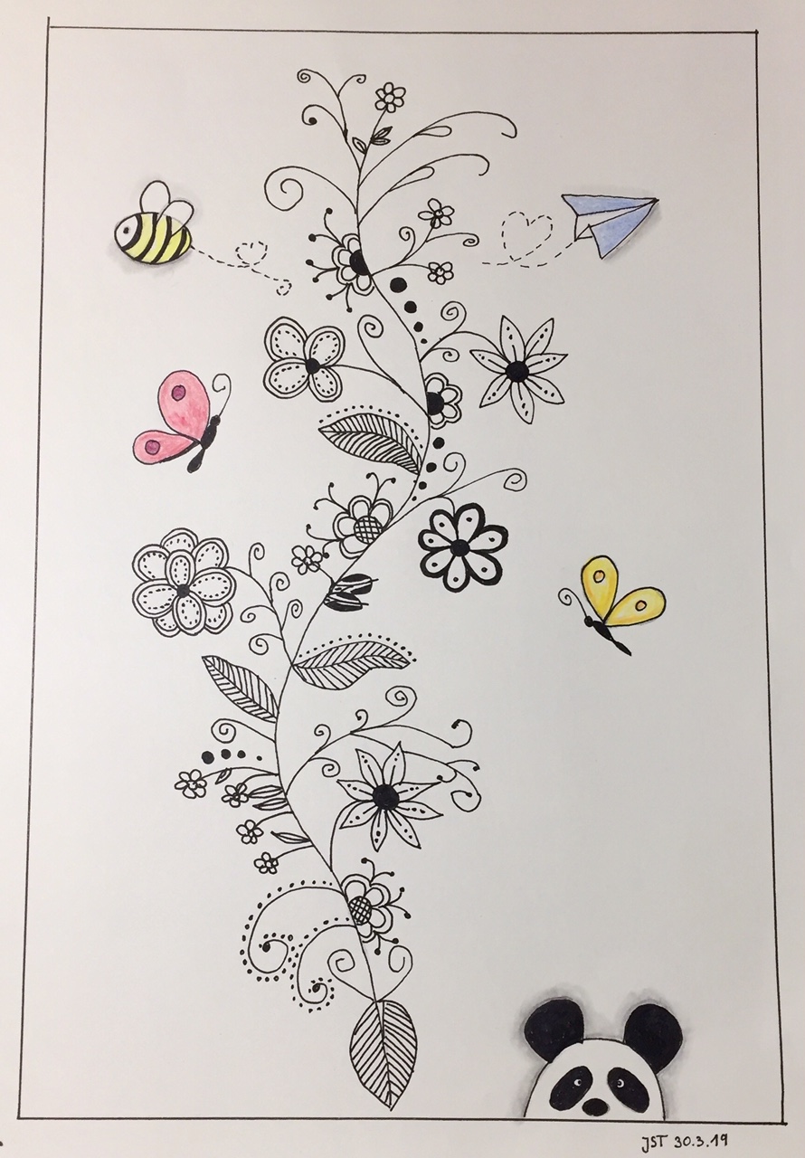 30.03.2019 Zentangle Blumen