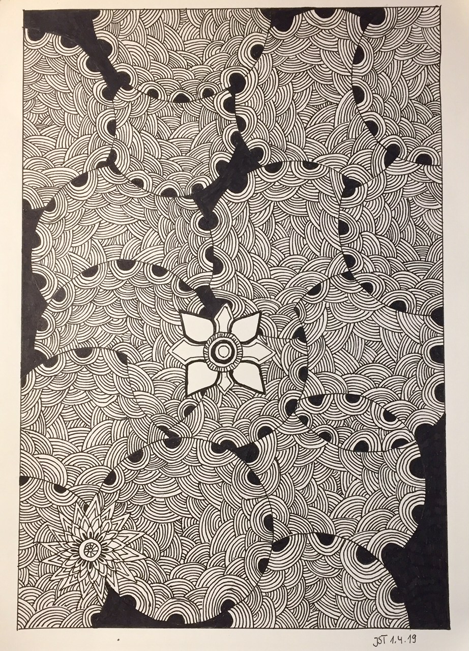01.04.2019 Zentangle Ornamente