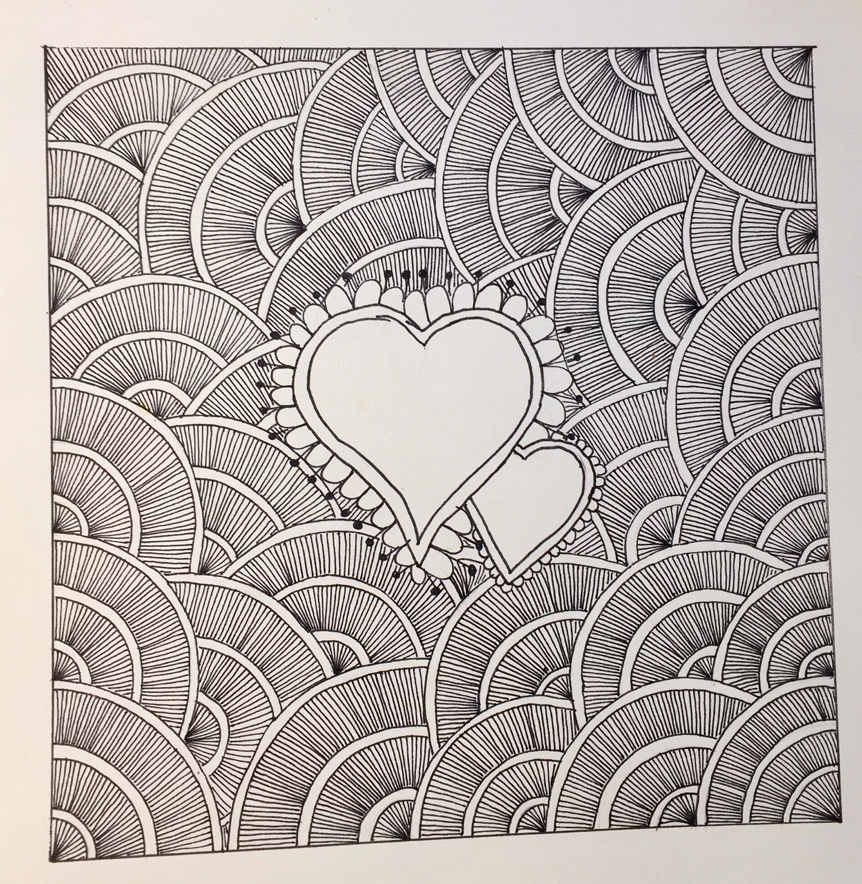 06.04.2019 Zentangle Herz