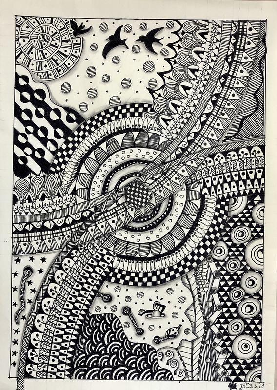 26.03.2021 - Zentangle Muster