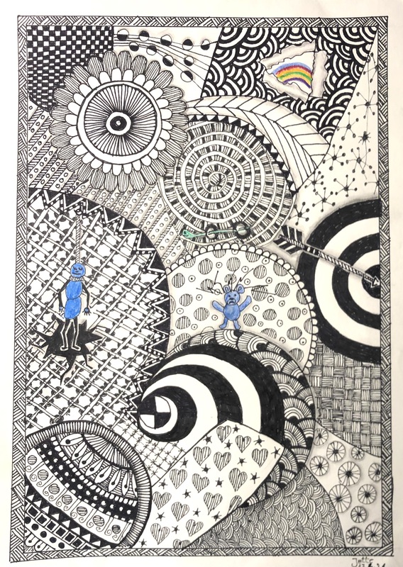 17.04.2021 - Zentangle Traumbild