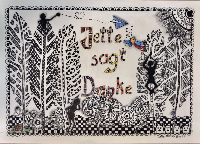 20.04.2021 Zentangle Wald