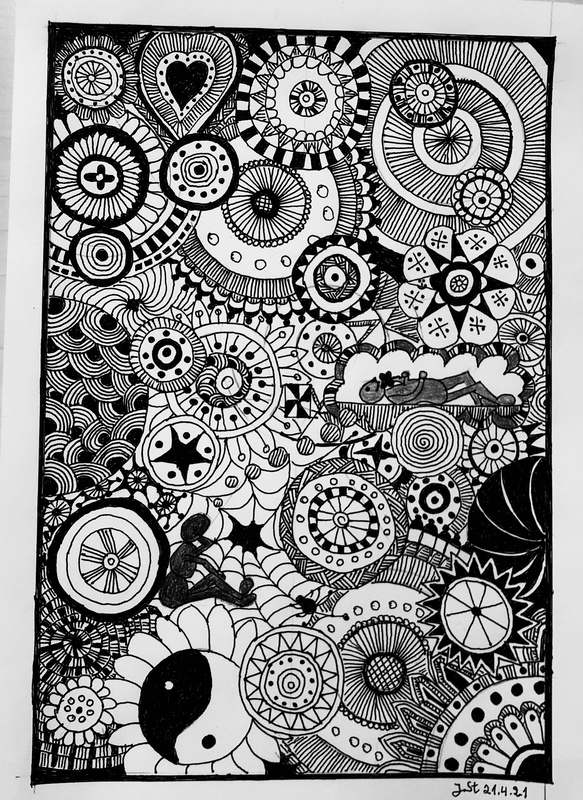 21.04.2021 - Zentangle Traumbild