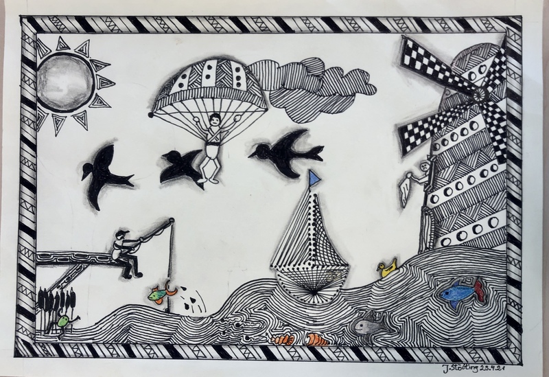 25.04.2021 Zentangle Urlaub am Meer