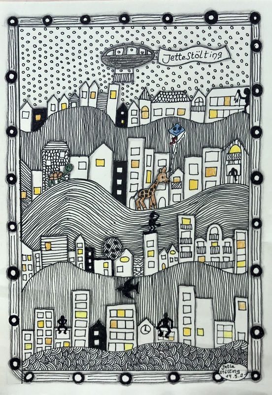 14.05.2021 - Zentangle Stadt