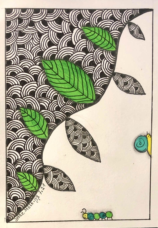 06.07.2021 - Zentangle Edelsteine
