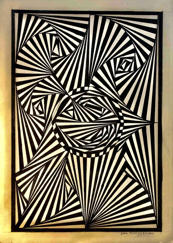 09.07.2021 Zentangle Optische Täuschung