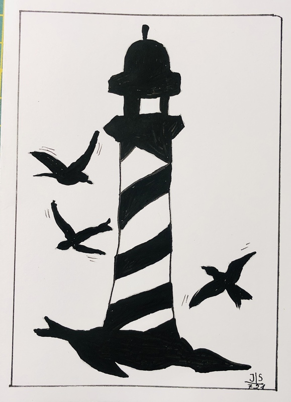 18.07.2021 Zentangle Postkarte DinA 6