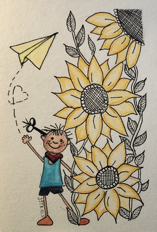 08.10.2022 - Jette Stölting - Zentangle Blumen