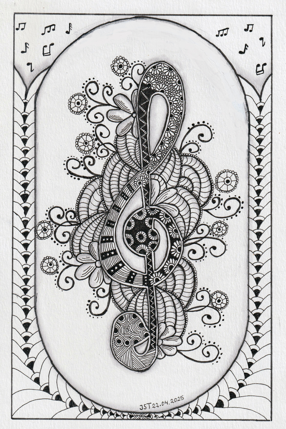 22.04.2025 - Jette Stölting - Zentangle Musik