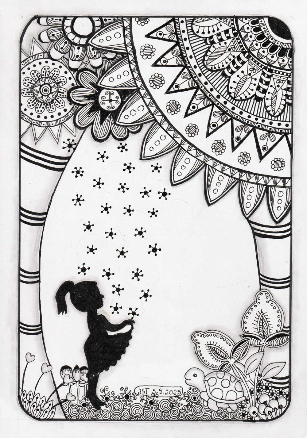 05.05.2025 - Jette Stölting - Zentangle Sterntaler