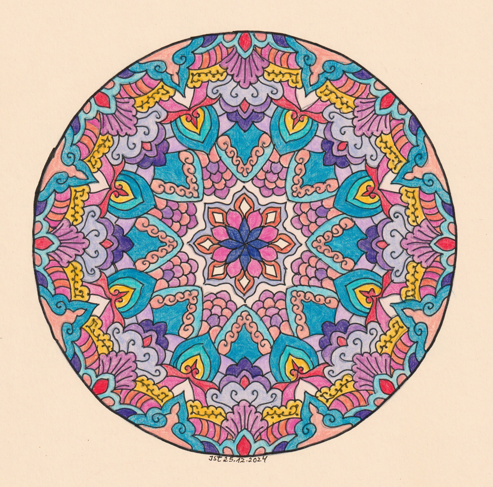 25.12.2024 - Mandala Ausmalbild
