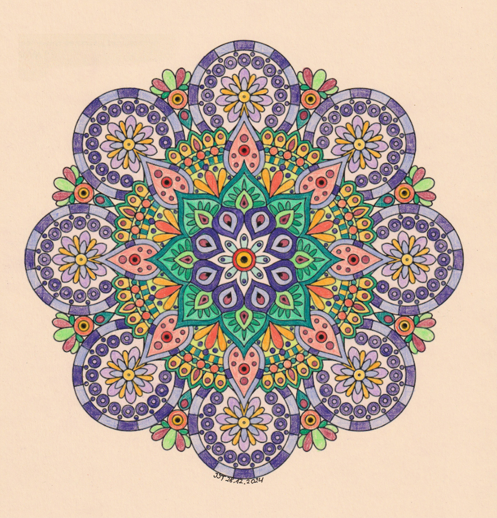 28.12.2024 - Mandala Ausmalbild