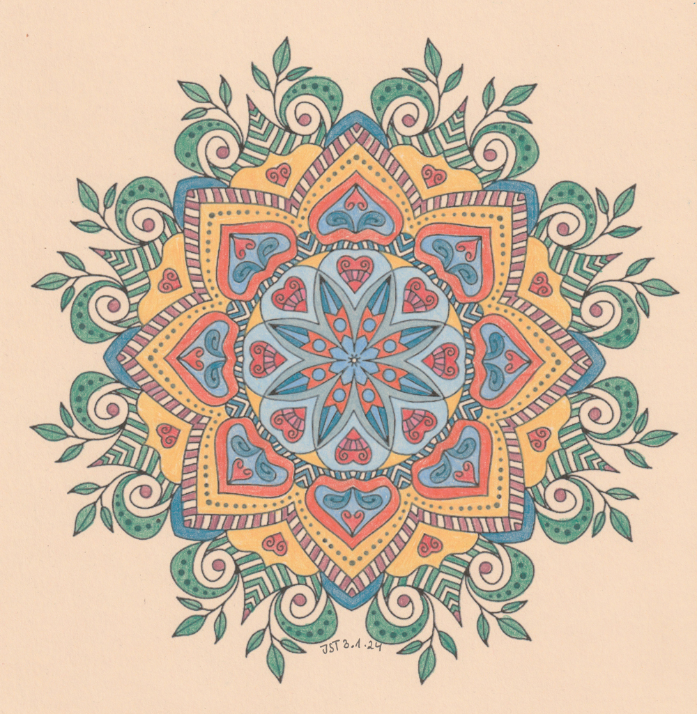 03.01.2025 - Mandala Ausmalbild